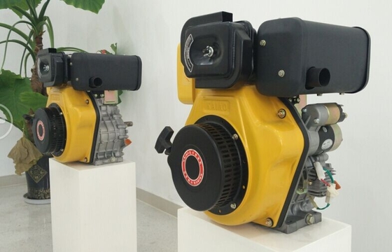 moteur diesel de petit cylindre simple du démarreur 7.2kw électrique pour des machines d'agriculture
