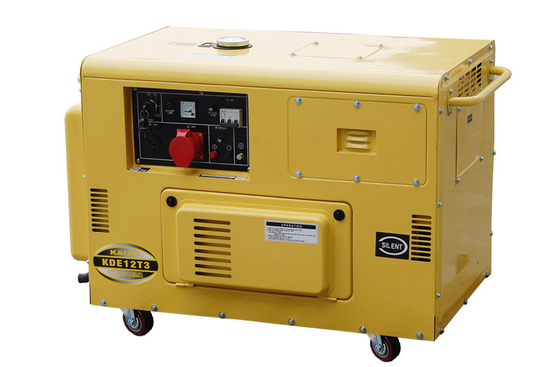 50HZ triplent de petits générateurs diesel de phase pour le support à la maison, le générateur 10kva diesel silencieux