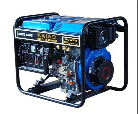 Générateur diesel à refroidissement par air du cadre ouvert 3kw de moteurs avec le réservoir de carburant 12.5L