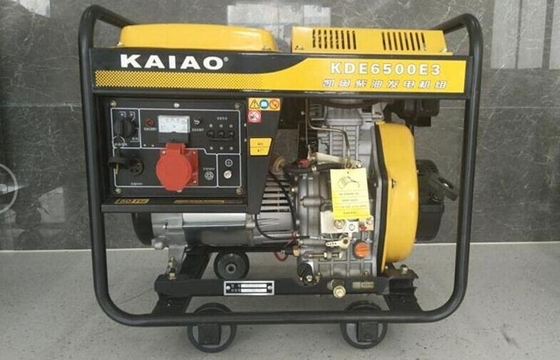 Système d'alarme diesel d'huile de rendement élevé de générateur du cadre ouvert 5.5kva bas