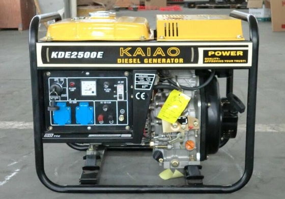 générateur portatif du début 2KW électrique, type ouvert modèle diesel NO.KDE2500E de générateur