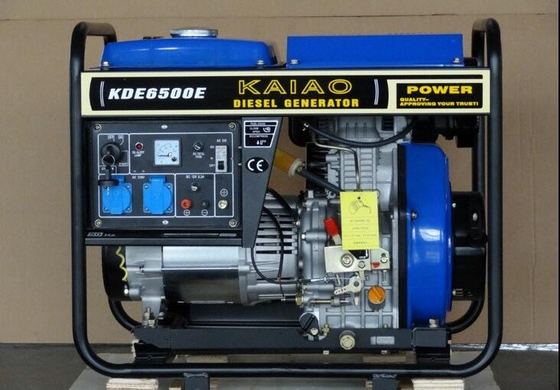 Générateur diesel à carrosserie ouverte de 5 kW, générateur diesel à phase unique