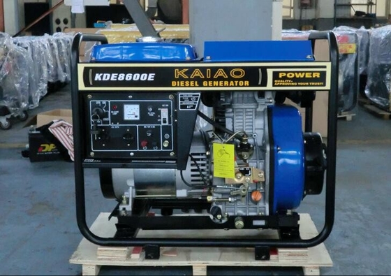 démarreur diesel de recul de générateurs de cadre ouvert de 60hz 6kva 3600rpm pour l'usine/construction