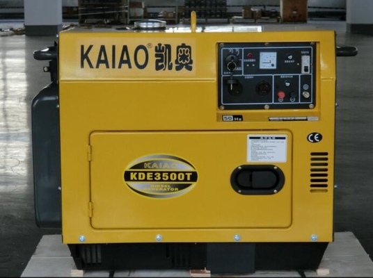 Générateur diesel silencieux monophasé 3kva, générateur diesel tranquille de Portable