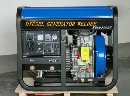 soudeuse diesel de générateur de 2.2kva 3600rmp, machine de soudure de moteur-générateur KDE6500EW