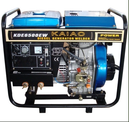Générateur diesel 50hz 200A 3000rmp de soudeuse de cadre ouvert avec le démarreur électrique