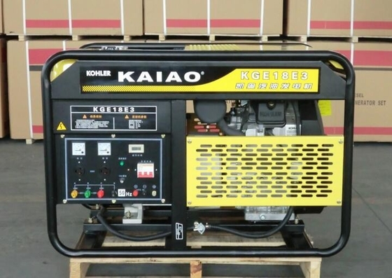 4 groupe électrogène d'essence de phase de triple de la course 18kva KGE18E3 avec le cylindre 2