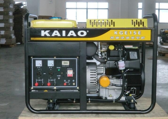 Certification efficace élevée d'OIN de la CE monophasé du groupe électrogène d'essence 13kva