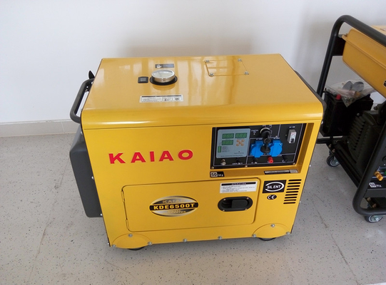 petit générateur 5000W de secours diesel résidentiel avec le panneau de Digital