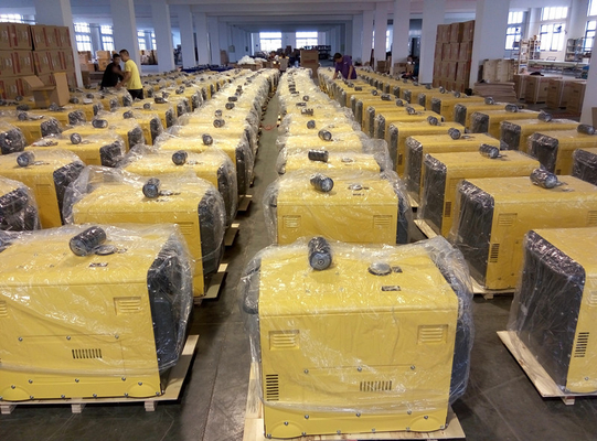 Générateurs diesel silencieux 2KW - 10KW C.A. KDE6500T de début de clé monophasé petits