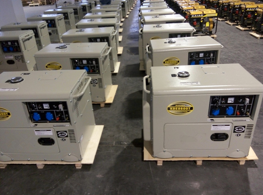1 phase générateur diesel de 6000 watts, générateurs de secours diesel pour la maison
