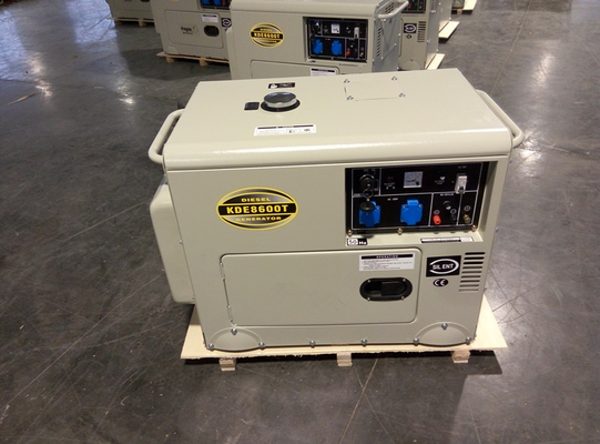 1 phase générateur diesel de 6000 watts, générateurs de secours diesel pour la maison