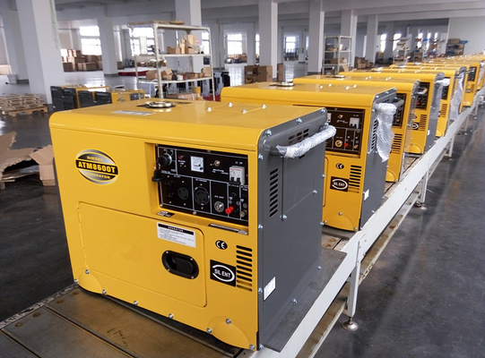 générateurs diesel de tension de double monophasé à C.A. 6000W petits 12 mois de garantie