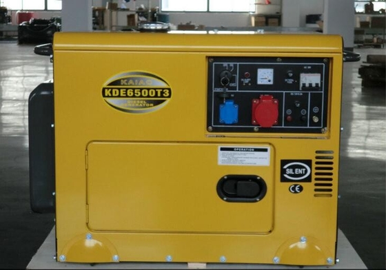 certification réglée de la CE du début 5KVA de puissance diesel portative électrique de groupe électrogène