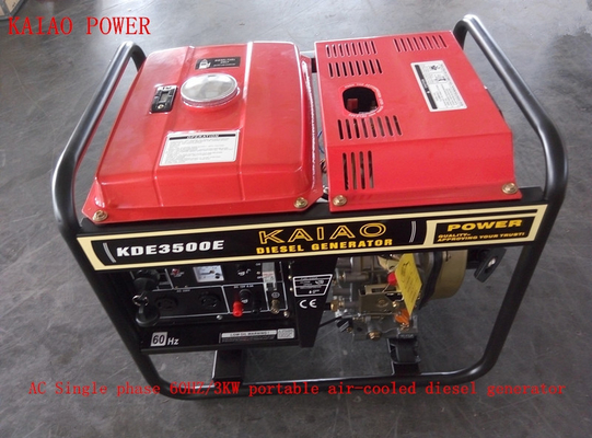 petit diesel de générateur de soudeuse de 220V 230V 3000W avec le panneau ordinaire