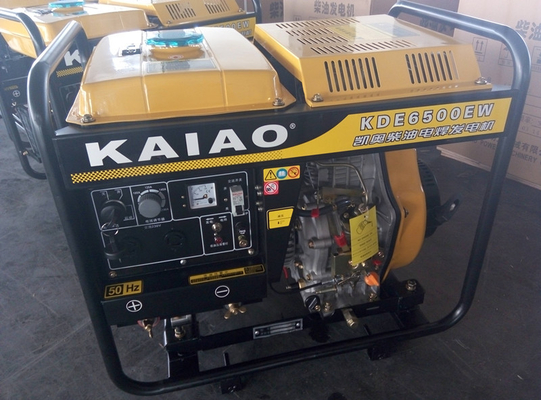 Générateurs diesel KDE6500EW de groupe électrogène de soudure petits 12 mois de garantie