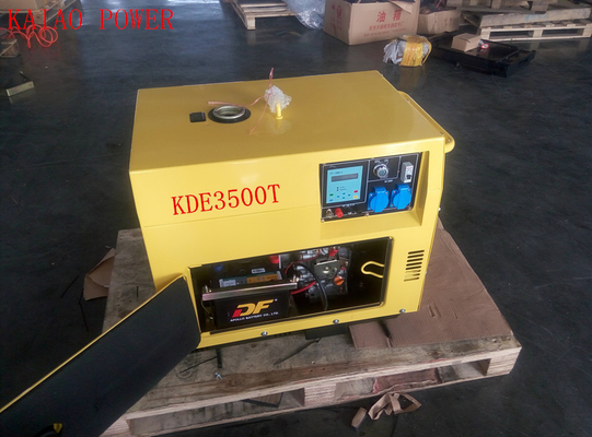 3KW petit générateur diesel silencieux, générateurs diesel de réserve pour la maison
