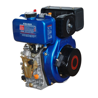 Le moteur diesel 408cc refroidi par air portatif avec de la pression a éclaboussé le système de lubrification