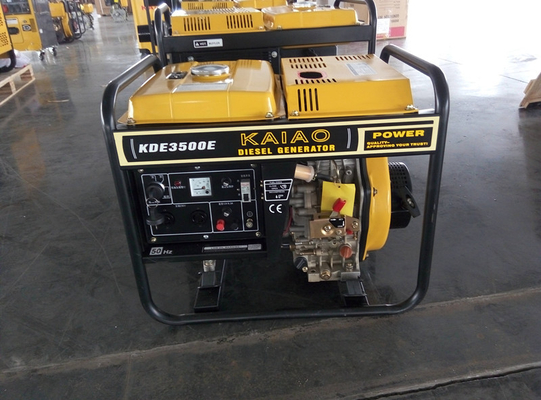 système diesel de début de main de générateurs de cadre ouvert monophasé à C.A. 3KW pour industriel