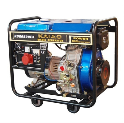 l'air 5KVA a refroidi le groupe électrogène diesel avec la vitesse du moteur 3000/3600rpm T/MN