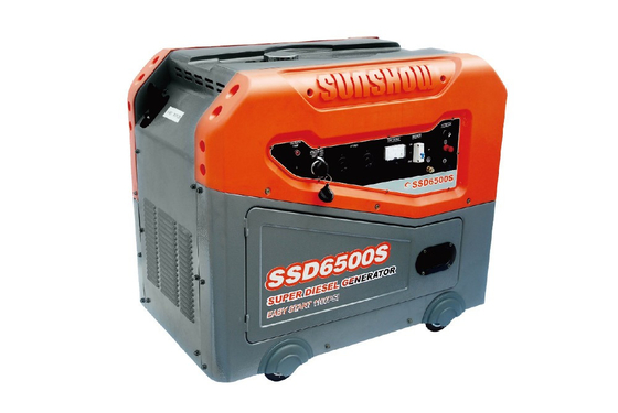 Unité de générateur diesel silencieux professionnel de 5 kW pour l'école