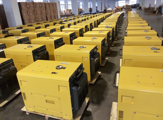 Unité de générateur diesel silencieux professionnel de 5 kW pour l'école