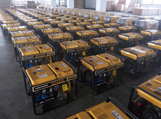 petit câblage cuivre 100% diesel de générateurs du cadre ouvert 5KVA pour l'usage à la maison