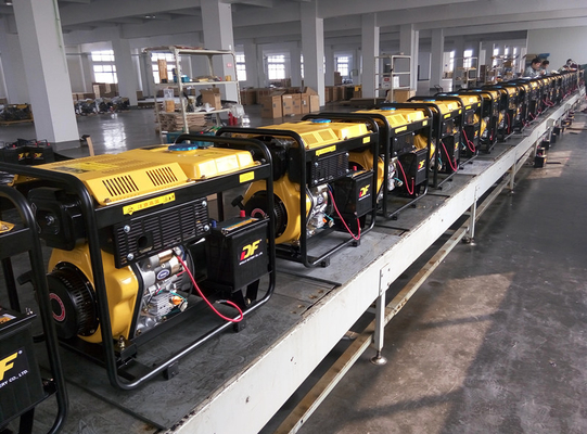 petit câblage cuivre 100% diesel de générateurs du cadre ouvert 5KVA pour l'usage à la maison