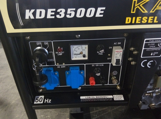 Petits générateurs diesel de bas carburant 50/60HZ moins d'ingénierie et de programmation