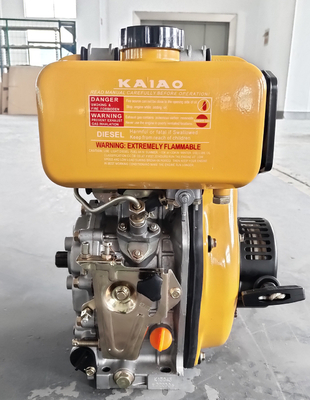 moteur diesel jaune de 4hp Ka170f Kaiao