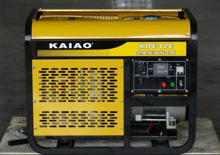 3000 t/mn doublent le générateur diesel du cylindre 10Kw, type ouvert générateur de diesel