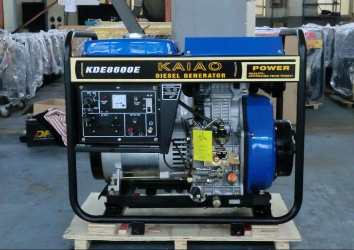 démarreur diesel de recul de générateurs de cadre ouvert de 60hz 6kva 3600rpm pour l'usine/construction