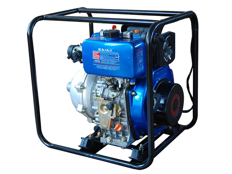 Pompe à eau diesel manuelle, pompe à eau portative de moteur diesel pour l'irrigation agricole