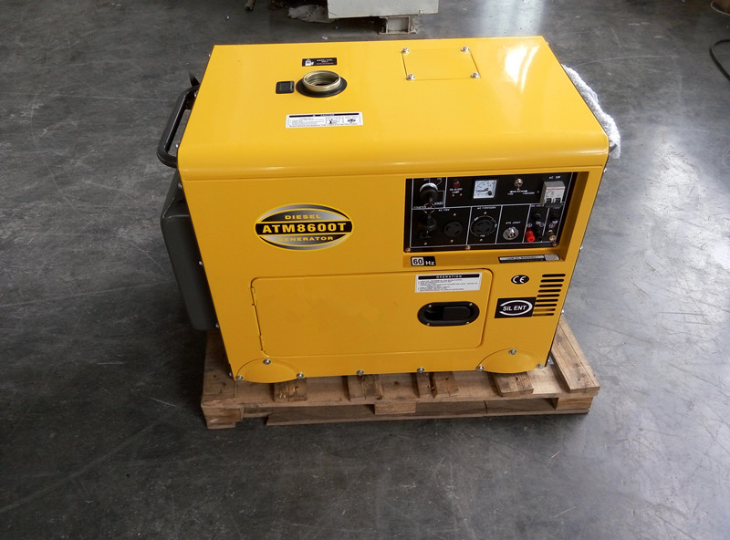 générateurs diesel de tension de double monophasé à C.A. 6000W petits 12 mois de garantie