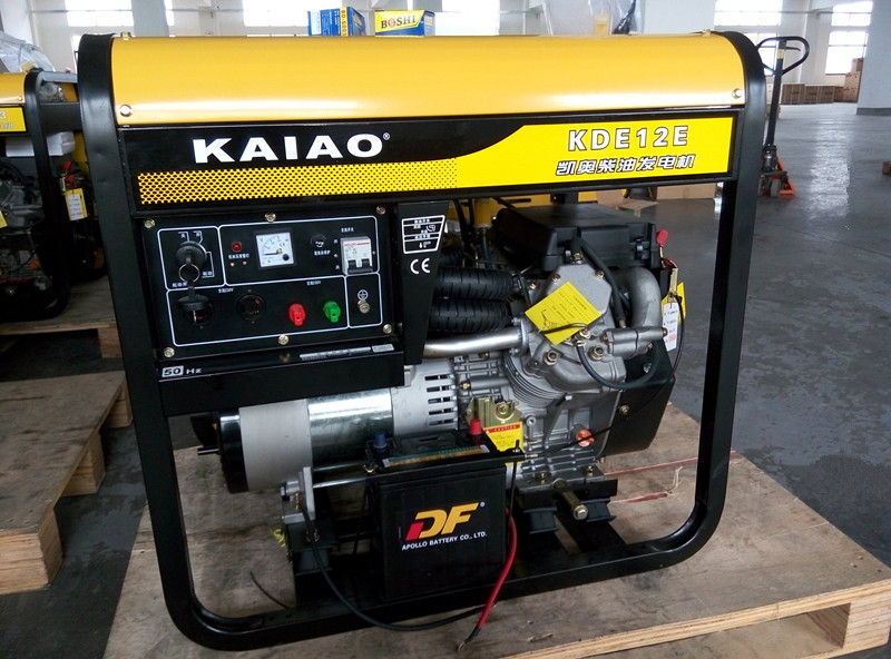 Entièrement générateurs diesel 10KW de cadre ouvert de puissance de sortie avec fonctionnement à faible bruit/bon