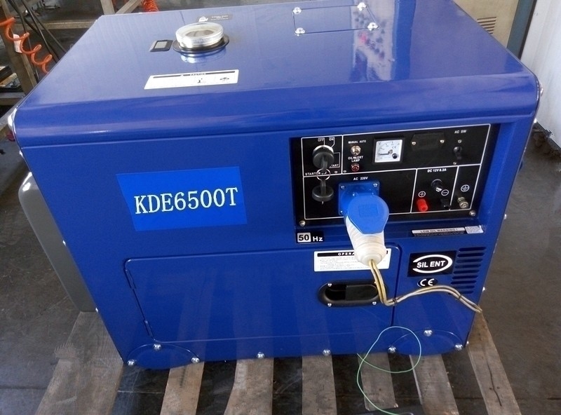 Générateur diesel insonorisé d'utilisation à la maison, générateur diesel à faible bruit 912*532*740mm