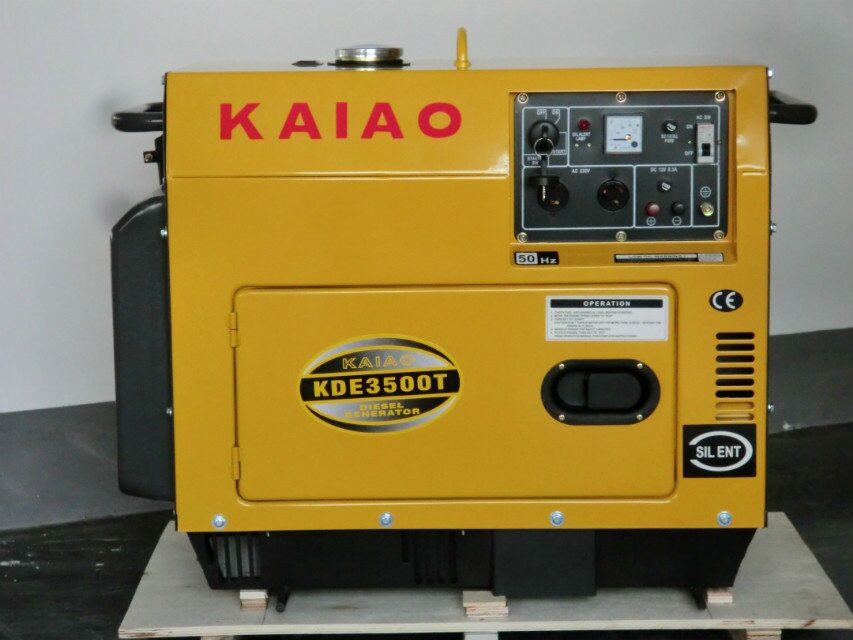 Générateur 3KW diesel silencieux portatif avec la tension constante autoexcitée d'AVR